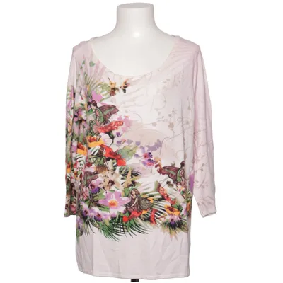 Top (White, Multicolored) from Imagini Elastane, Polyamide, Viscose