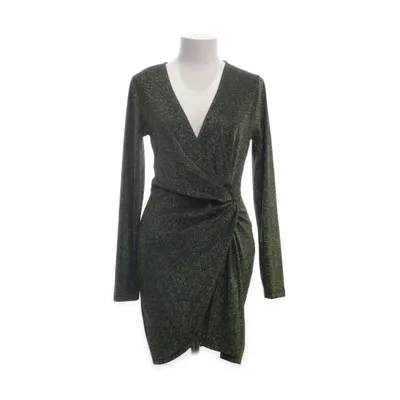 Omlottklänning (Grön, Svart) från Mango