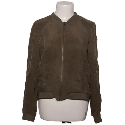 Bomber jacket (Green) from Comma Cupro, Viscose