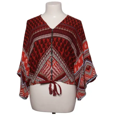 Blouse (Red, Multicolored) from Bershka Premium Outerwear