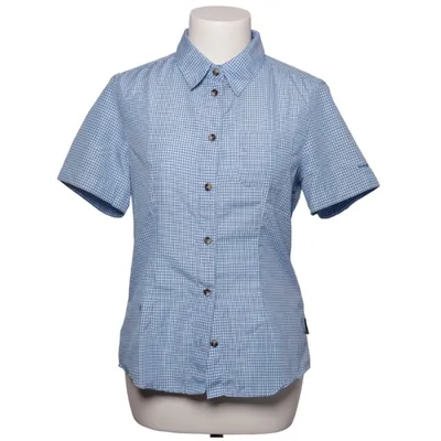 Kortärmad skjorta (Blå, Vit) från Moorhead Polyester, Viskos