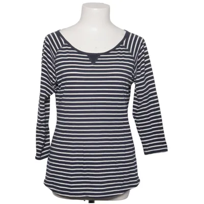 T-shirt à manches longues (Bleu, Blanc) de New View Coton, Polyester