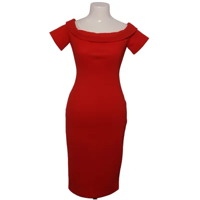 Dress (Red) from Sandro Ferrone Elastane, Polyester