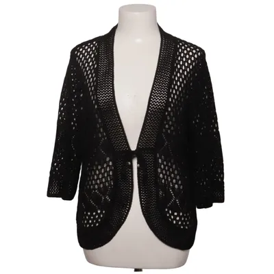 Cardigan (Sort) fra Sabia Akryl, Viscose