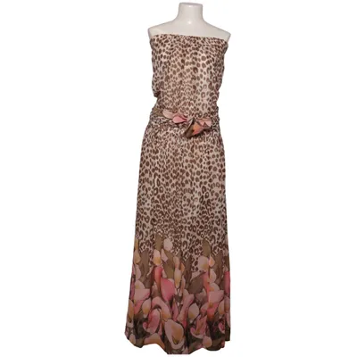 Maxi jurk (Beige, Bruin, Roze) van Mrs. Foxworthy Polyester