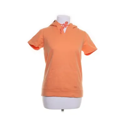 Korte mouwen capuchon sweater (Oranje) van Abercrombie & Fitch Katoen, Polyester