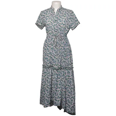 Maxi dress (Green, Blue, Multicolored) from Kilibbi Cotton, Polyester