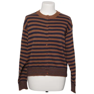 Cardigan (Blue, Brown) from Sweewë Acrylic, Polyamide, Polyester