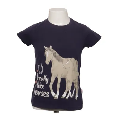 T-shirt (Blå) fra Salt and Pepper Elastan, Økologisk bomuld