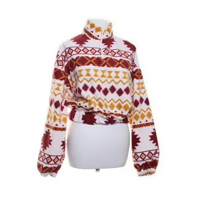 Fleece trui (Wit, Meerkleurig) van Chiquelle Polyester