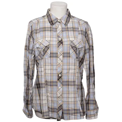 Chemise en flanelle (Bleu, Noir, Beige, Blanc) de Michele Boyard Coton