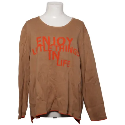 Sweater (Beige, Orange) from SuZa Cotton, Viscose