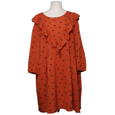 Jurk (Oranje, Zwart) van Wednesday's Girl Polyester