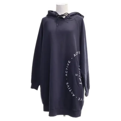 Huvtröja (Blå) från Active by Zizzi Bomull, Polyester