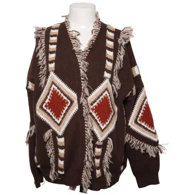 Cardigan (Brown, White, Red) from Kilky Polyamide, Polyester, Wool