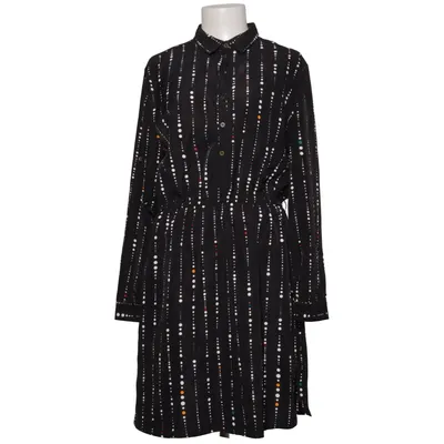 Shirt dress (Black, Multicolored) from Smashed Lemon Polyester