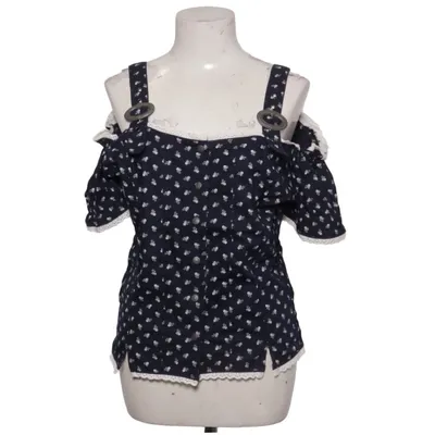 Dirndlbluse (Blau, Weiß) von Designers Baumwolle