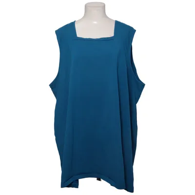 Tank Top (Blue) from Ulla Popken Cotton, Elastane