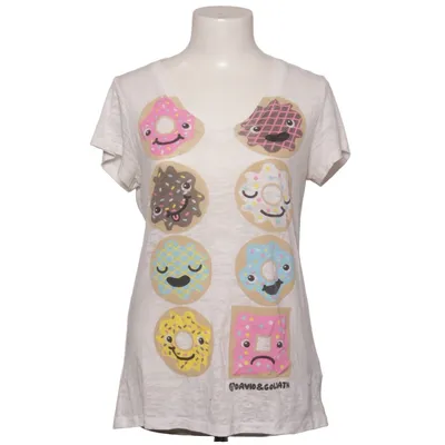T-shirt (White, Multicolored) from David & Goliath Cotton, Polyester