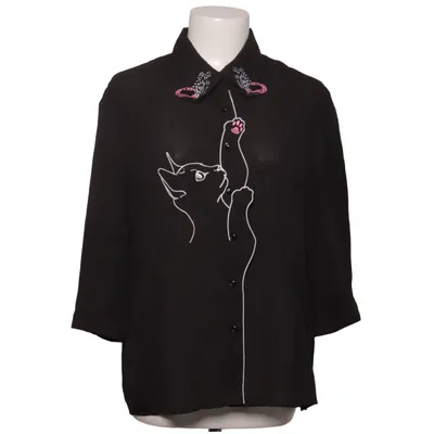 Bluse (Schwarz) von Banned Polyester