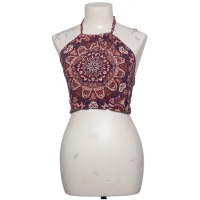 Halternecktopp (Lila, Flerfärgad) från Bik Bok