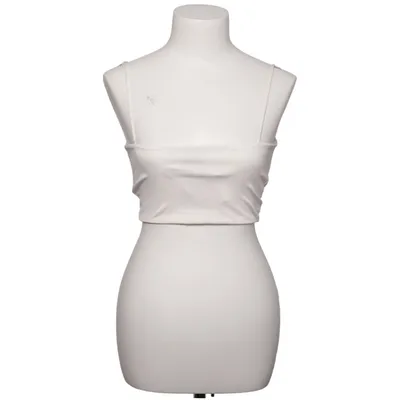 Crop top (White) from Loavies Elastane, Polyester