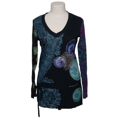 Long sleeve T-shirt (Black, Multicolored) from Desigual Cotton, Viscose