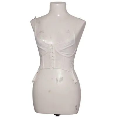 Corset (White) from D&M Elastane, Polyester