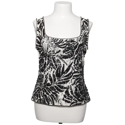 Top (Black, White) from Luisa Spagnoli Elastane, Polyamide