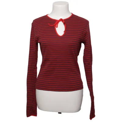 Långärmad t-shirt (Röd) från Monki Bomull, Elastan