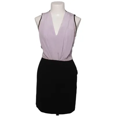 Dress (Purple, Black) from Sandro Elastane, Polyester, Silk, Viscose