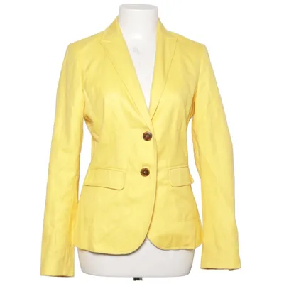 Blazer (Gul) fra More & More Bomuld, Metallfiber, Polyester, Viscose