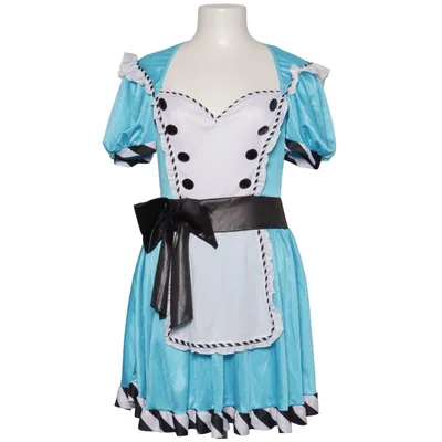 Maskeradkläder (Blå, Vit, Svart) från Leg Avenue Polyester