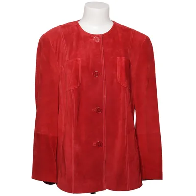 Läderjacka (Röd) från Gerry Weber Acetat, Skinn