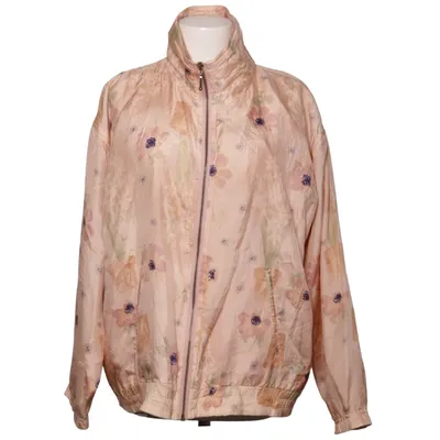 Bomber jacket (Pink) from Evr Polyester, Silk