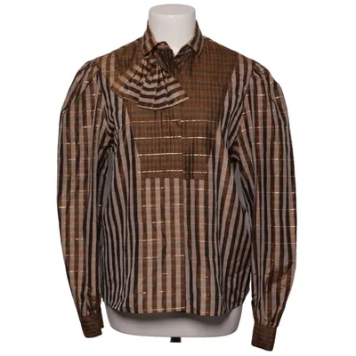 Blouse (Bruin, Beige) van Alexander Zijde