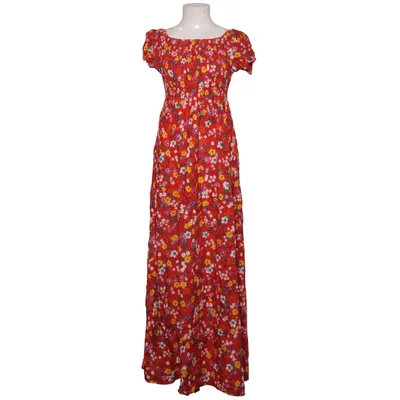 Dress (Red, Multicolored) from Comeng Viscose