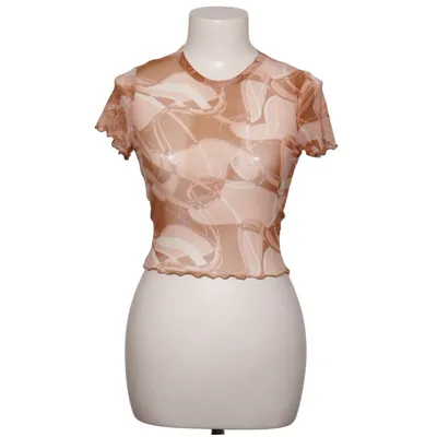 Top (Brun, Pink, Flerfarvet) fra Heart Hips Elastan, Polyester