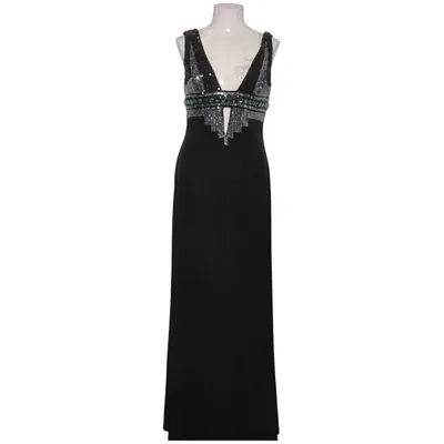Robe de soirée (Noir, Argent, Vert) de Basix Polyester