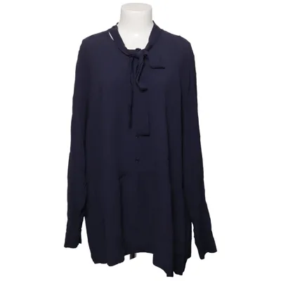 Strikblouse (Blauw) van Persona by Marina Rinaldi