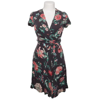 Wrap dress (Black, Multicolored) from King Louie Elastane, Viscose