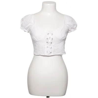 Crop top (White) from Ambar Viscose