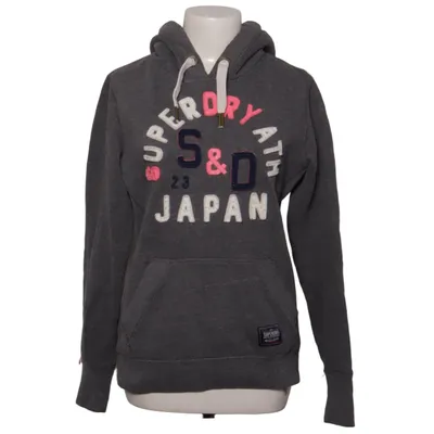 Huvtröja (Grå, Flerfärgad) från Superdry Bomull, Polyester