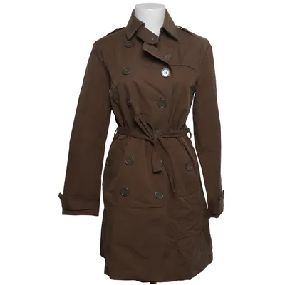 Trench coat (Brown) from Tintoretto Cotton, Polyamide, Polyester