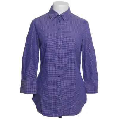Shirt (Blue, White) from Hawes & Curtis Cotton
