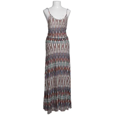Maxi jurk (Blauw, Bruin, Meerkleurig) van Vivance Viscose