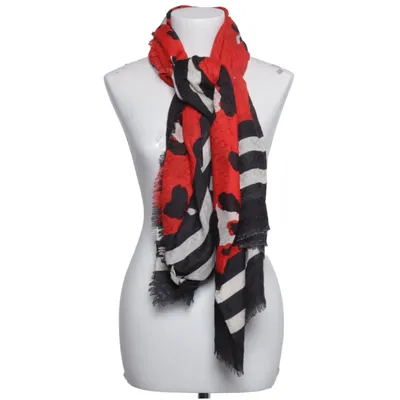 Shawl (Red, Black, White) from Codello Polyester