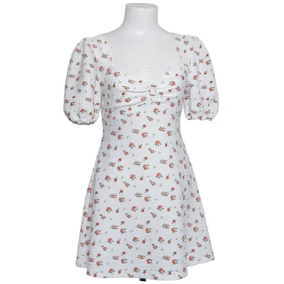 Kjole (Hvid, Flerfarvet) fra Miss Selfridge Elastan, Polyester