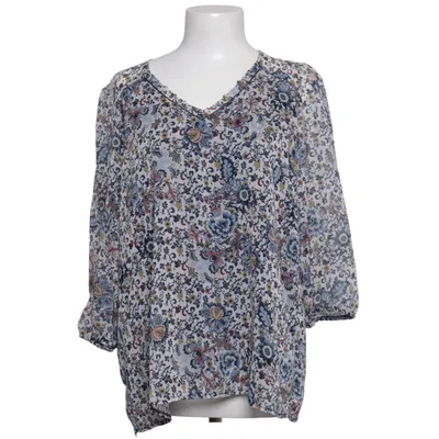 Blouse (Wit, Blauw, Geel) van Christine Laure Polyester