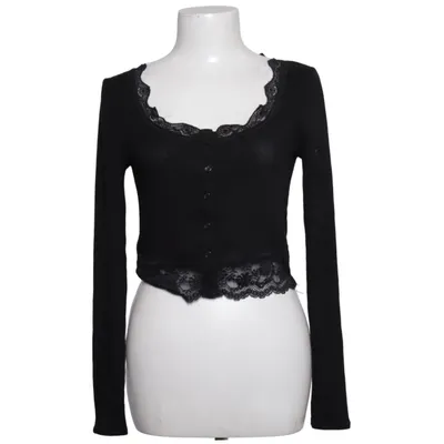 Top (Sort) fra Urban Outfitters Elastan, Polyamid, Polyester, Viscose